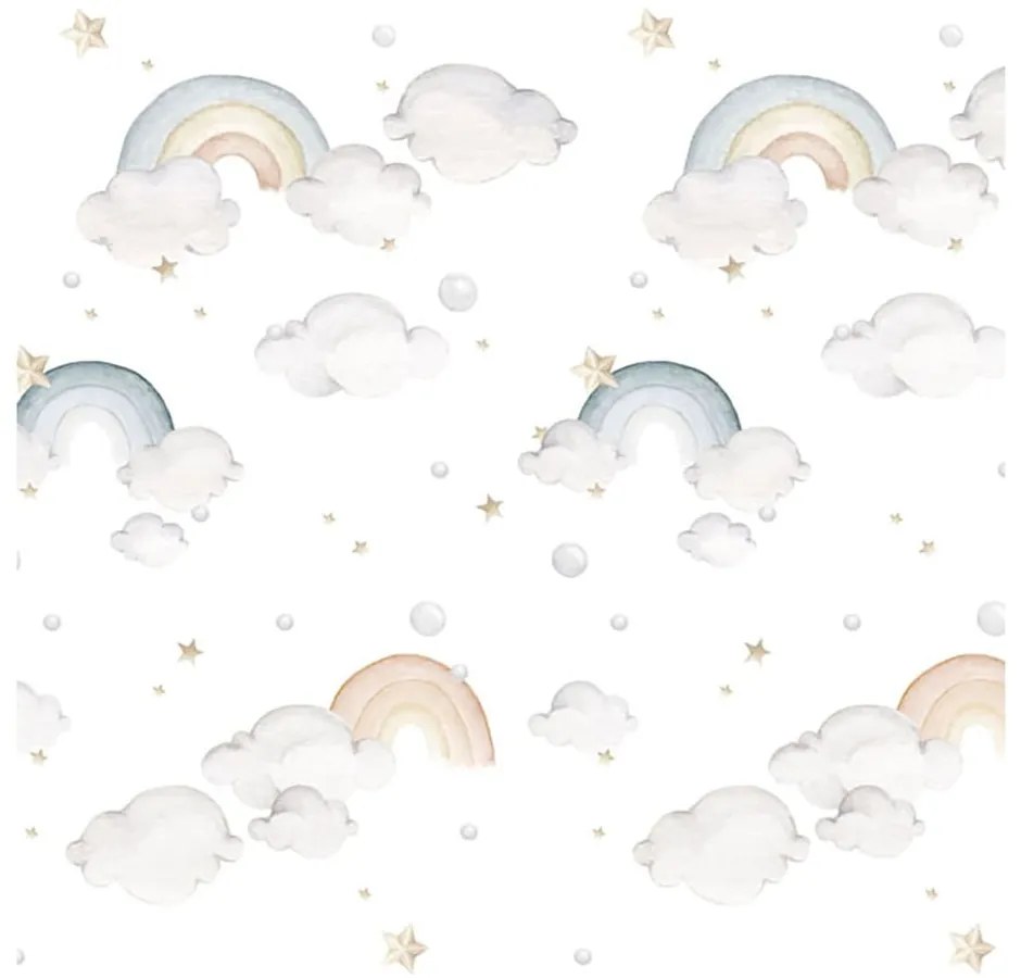 Gyerek tapéta nem szőtt anyagból 50 cm x 280 cm Rainbow – Dekornik