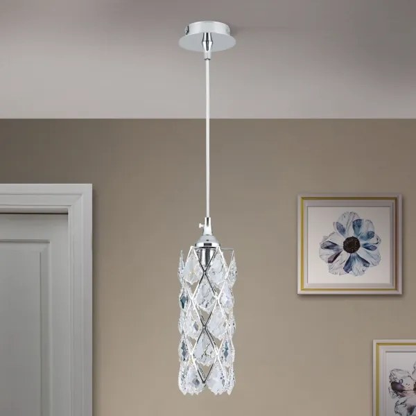 Orion - RITA kábeles függőlámpa 1xG9/40W/230V, fényes króm