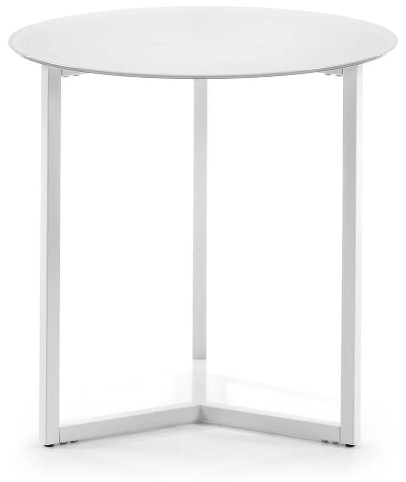Marae fehér tárolóasztal, ⌀ 50 cm - La Forma