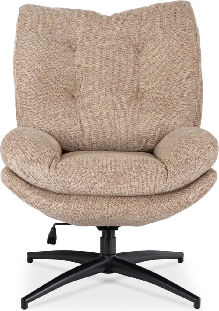 Forgó pihenőfotel lábtartóval bézs, FREMONT