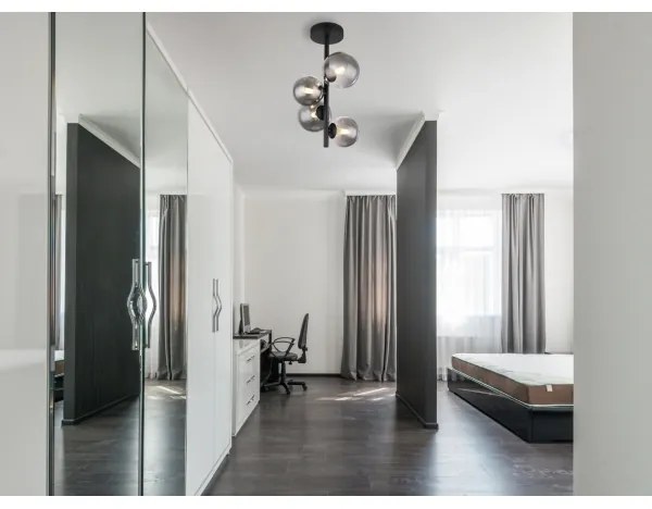 Globo 56133-4D - LED Csillár rúdon RIHA 4xG9/3W/230V