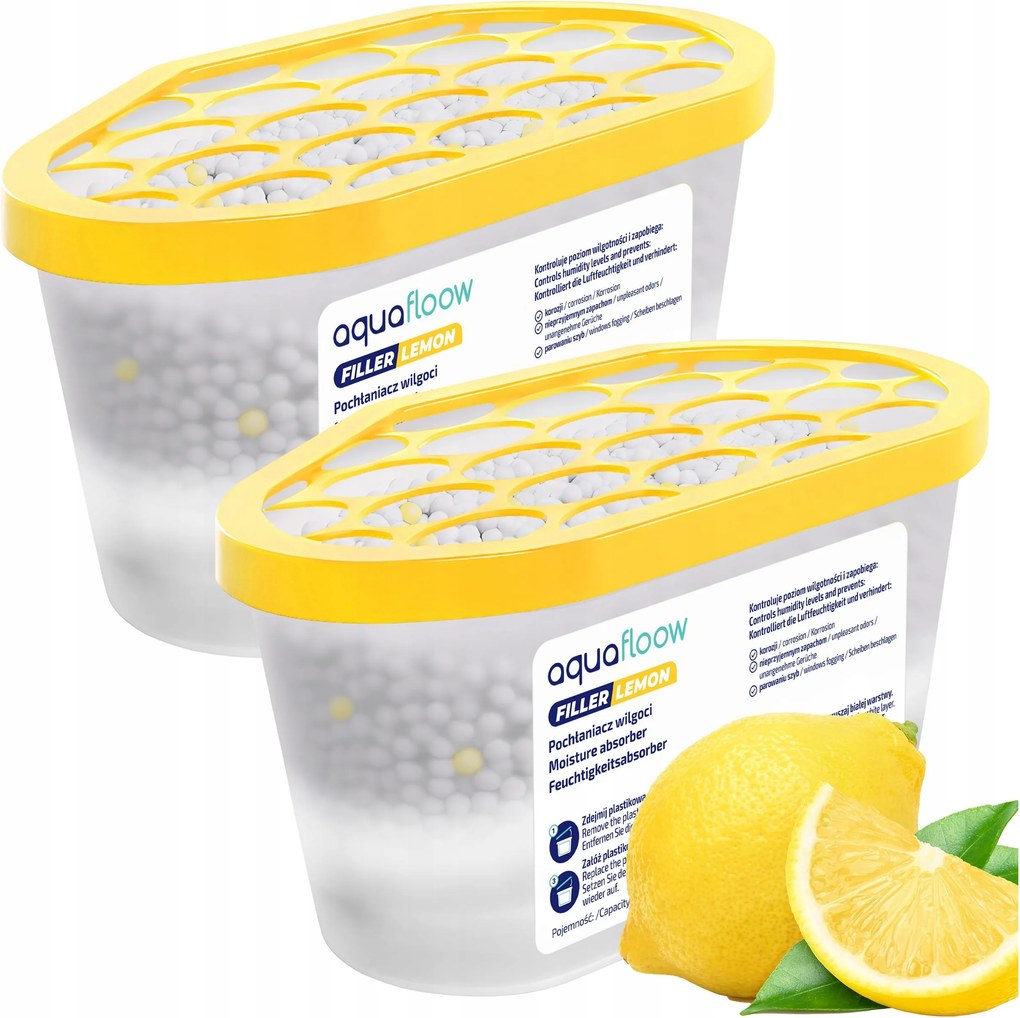 Citrom páraelszívó párátlanító fürdőszoba és szekrény 2x