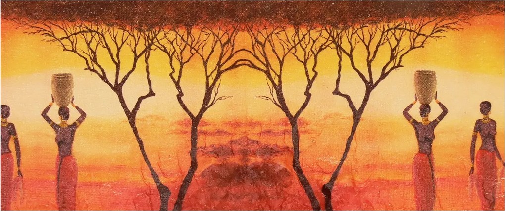 Kép - afrikai szavanna (120x50 cm)