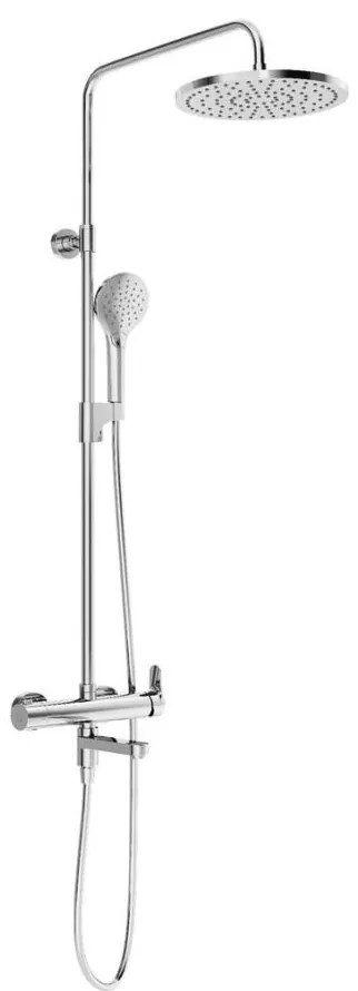 Ravak X07P642 - Zuhanyszett csapteleppel, fényes króm