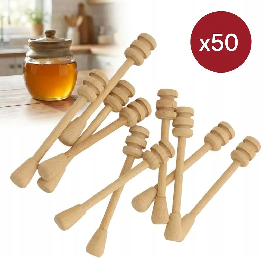 Mézeskanál Készlet CC10 mézes kanál 50 db