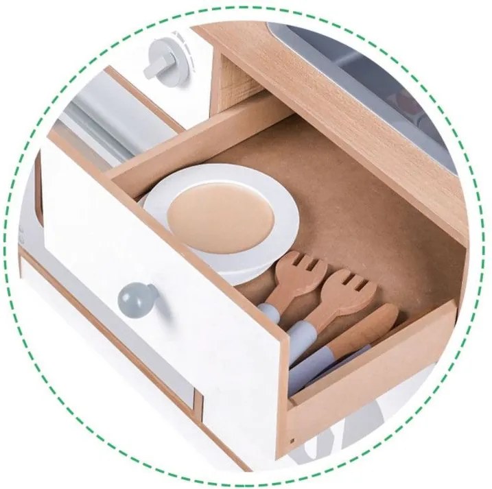 Fakonyha XXL + konyhai eszközök Ecotoys