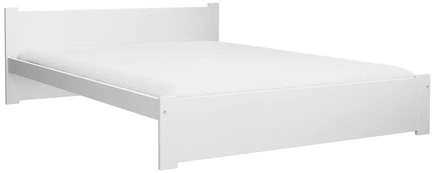 IKAROS ágy 180 x 200 cm, fehér Ágyrács: Léces ágyrács, Matrac: Coco Maxi 20 cm matrac