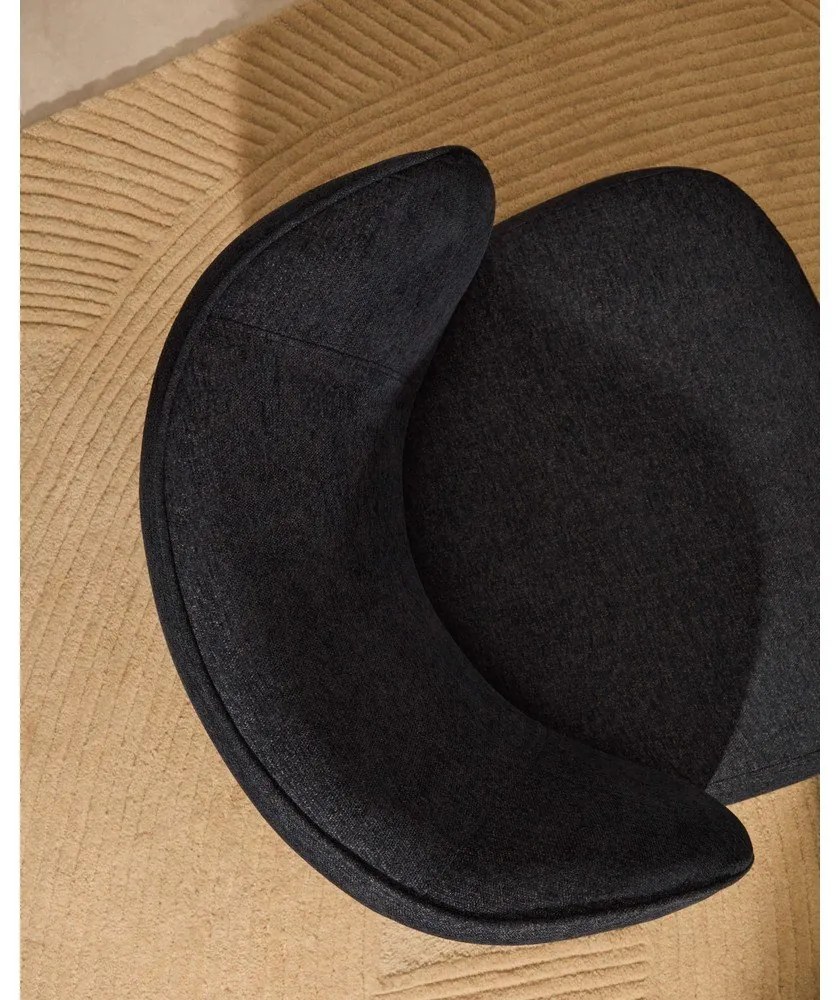 Szürkéskék zsenília fotel Ulit – Kave Home