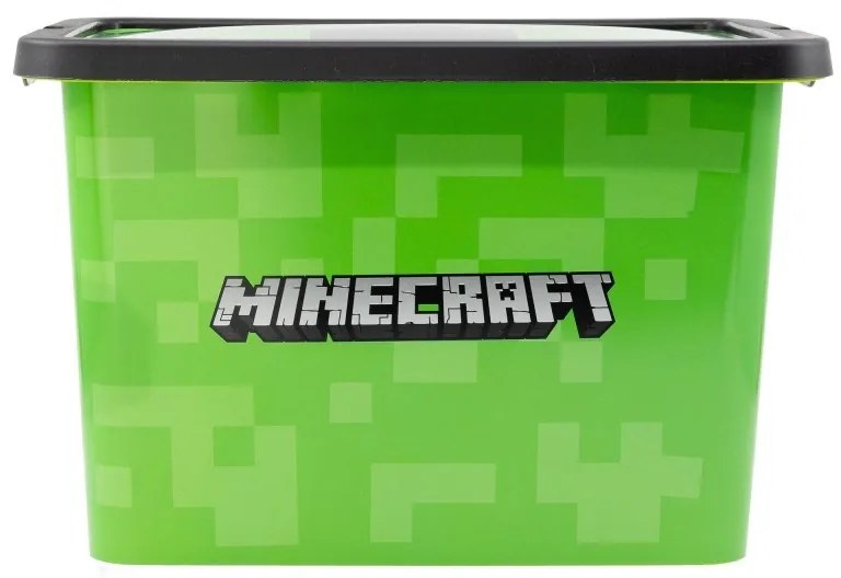 Minecraft műanyag tároló doboz 7 L