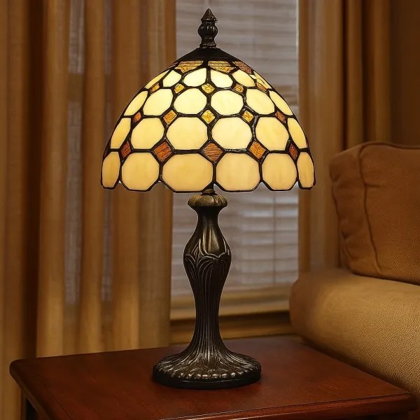 Brilagi - Tiffany vitrázs asztali lámpa DORAN 1xE14/40W/230V
