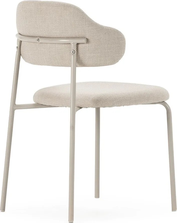 Krémszínű étkezőszék szett 4 db-os Adriel – Marckeric