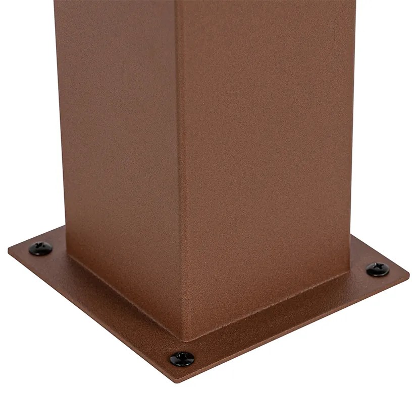 Okos álló kültéri lámpa rozsdabarna 50 cm Wifi-vel P45 - Denmark