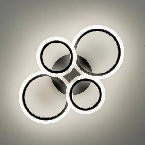 Brilagi - Fényerőszabályozható felületre szerelhető LED csillár ORBITS LED/50W/230V 3000-6500K + távirányító