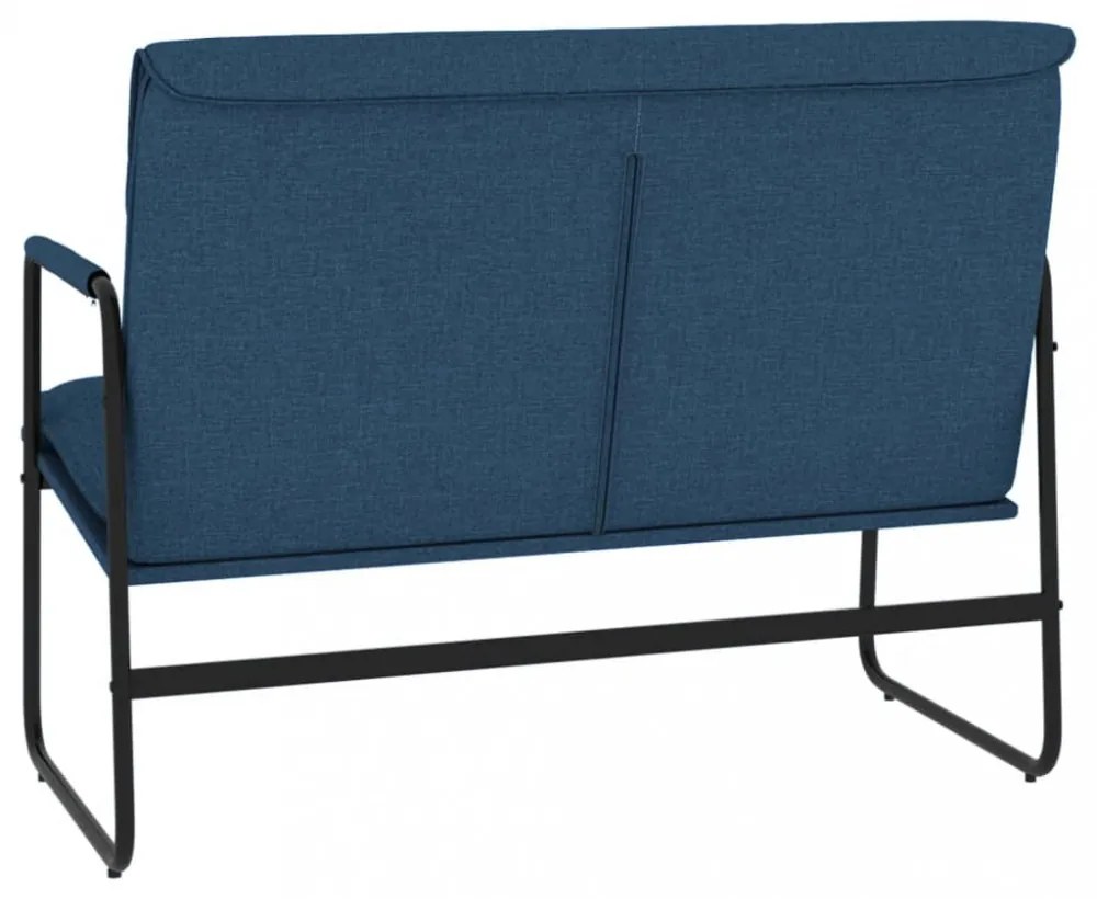 kék szövet pad 100 x 64 x 80 cm