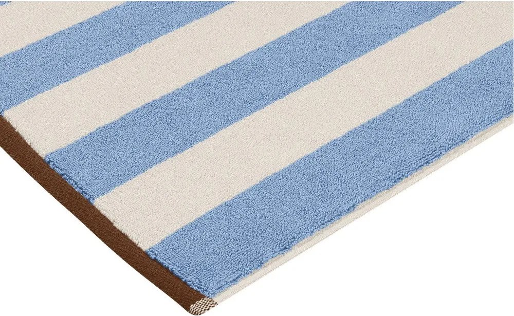 Kék textil fürdőszobai kilépő 50x80 cm Gobo – noo.ma