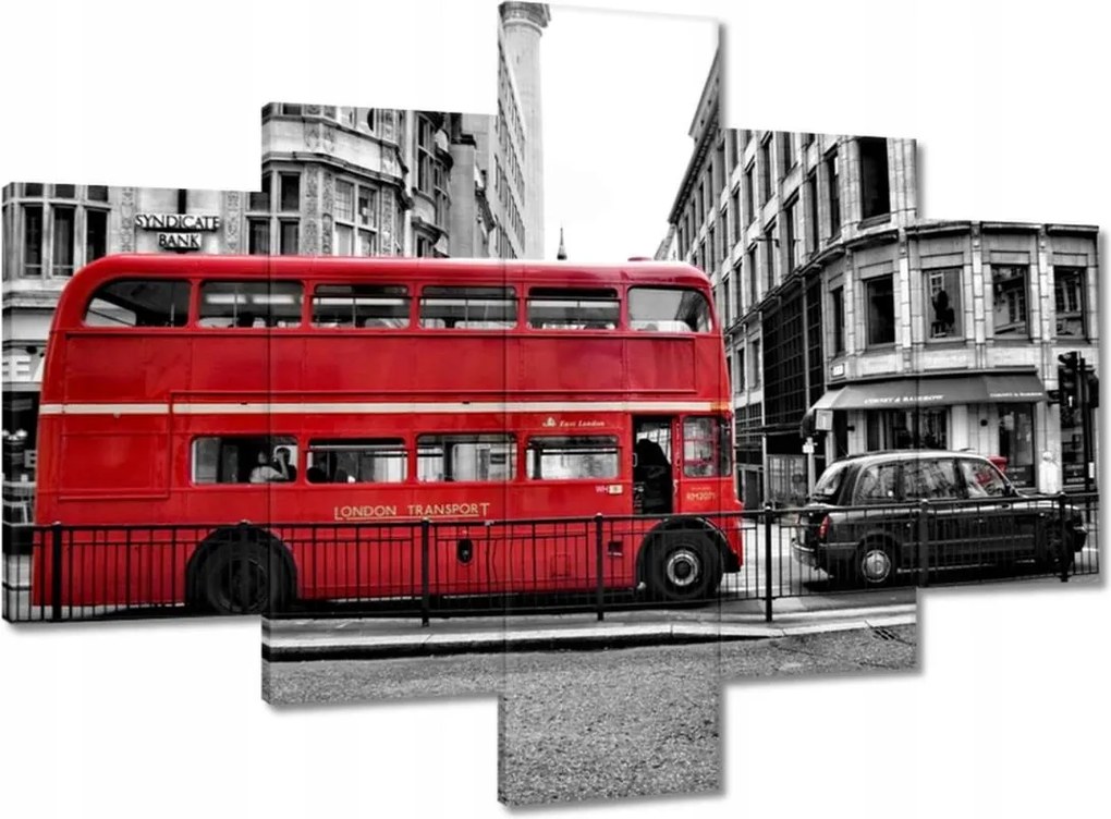 Vászonkép 100x70 Piros busz London
