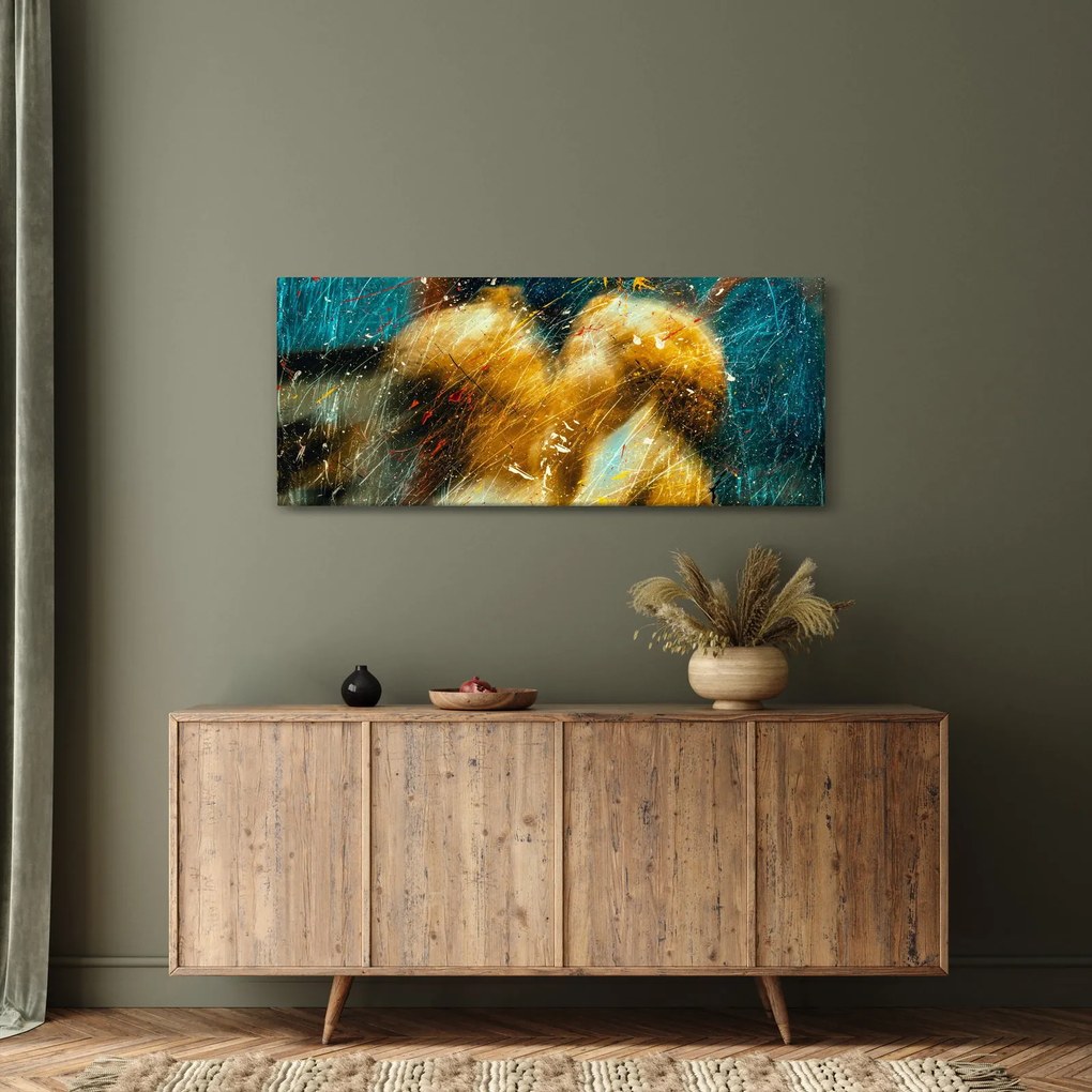 Kép - Csókolózó angyalok (120x50 cm)