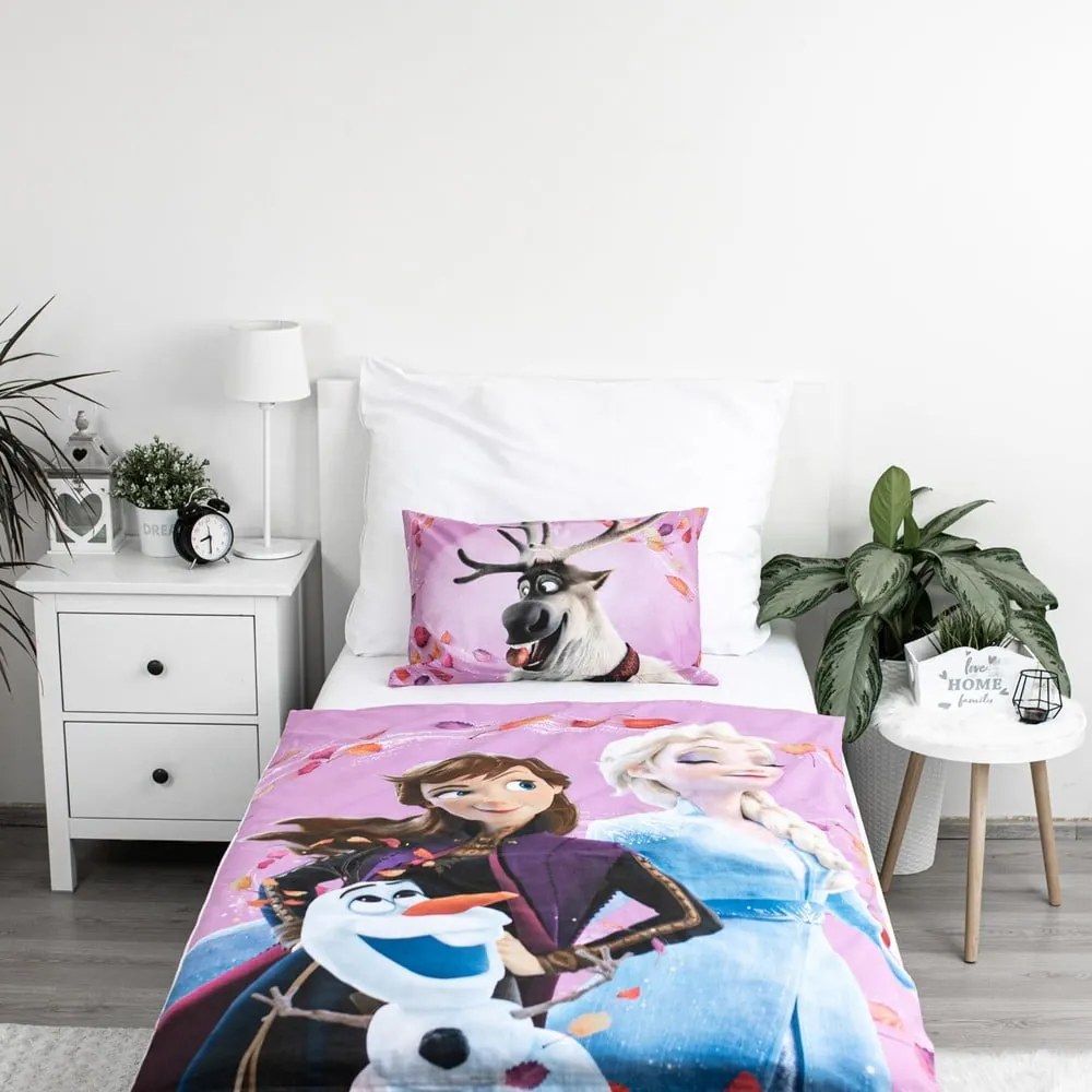 Pamut gyerek ágyneműhuzat babaágyhoz 100x135 cm Frozen "Wind" – Jerry Fabrics