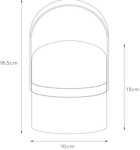 Lucide 06802/01/33 -LED Kültéri dimmelhető lámpa LITTLE JOE LED/0,3W/3,7V IP44