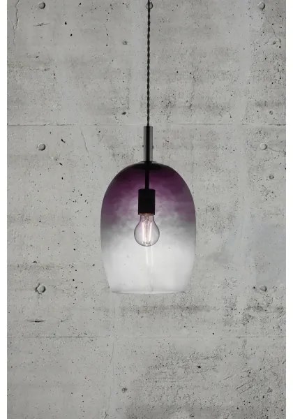 Nordlux - UMA kábeles függőlámpa 1xE27/40W/230V Ø 23 cm fekete/füstszínű