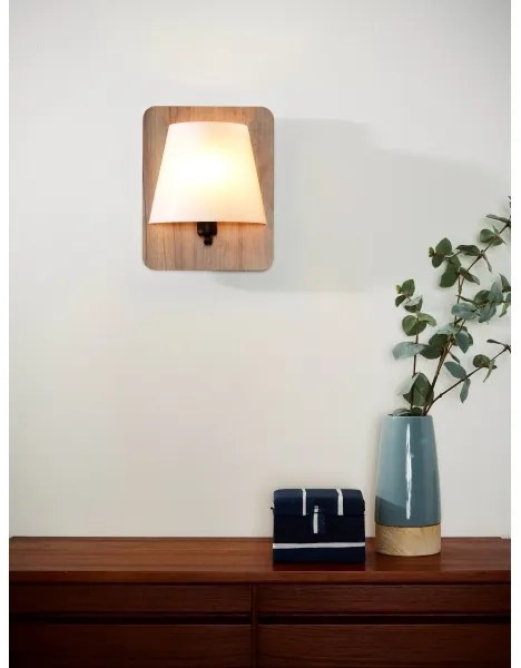 Lucide 77281/01/70 - Fali lámpa IDAHO 1xE14/15W/230V barna