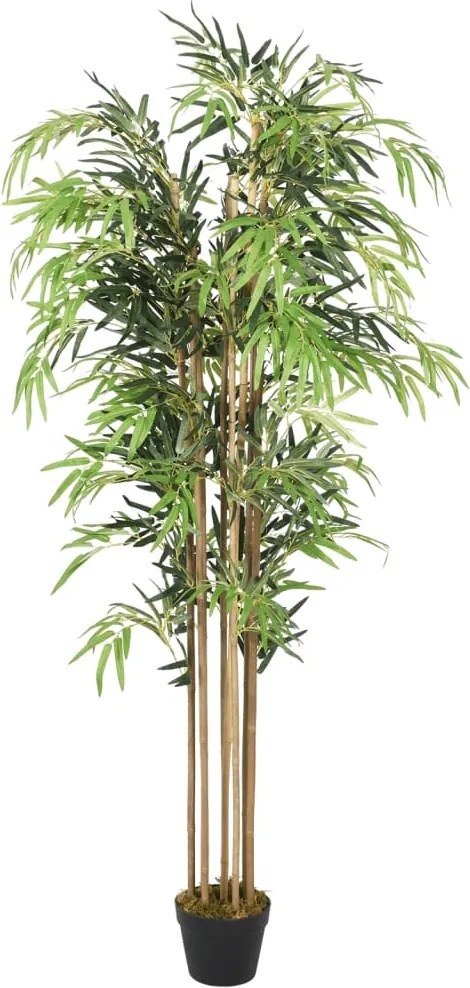 vidaXL zöld mű bambuszfa 1095 levéllel 150 cm