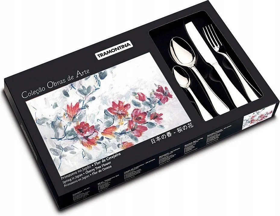 Tramontina Evőeszköz szett 24db-os Berlin acél