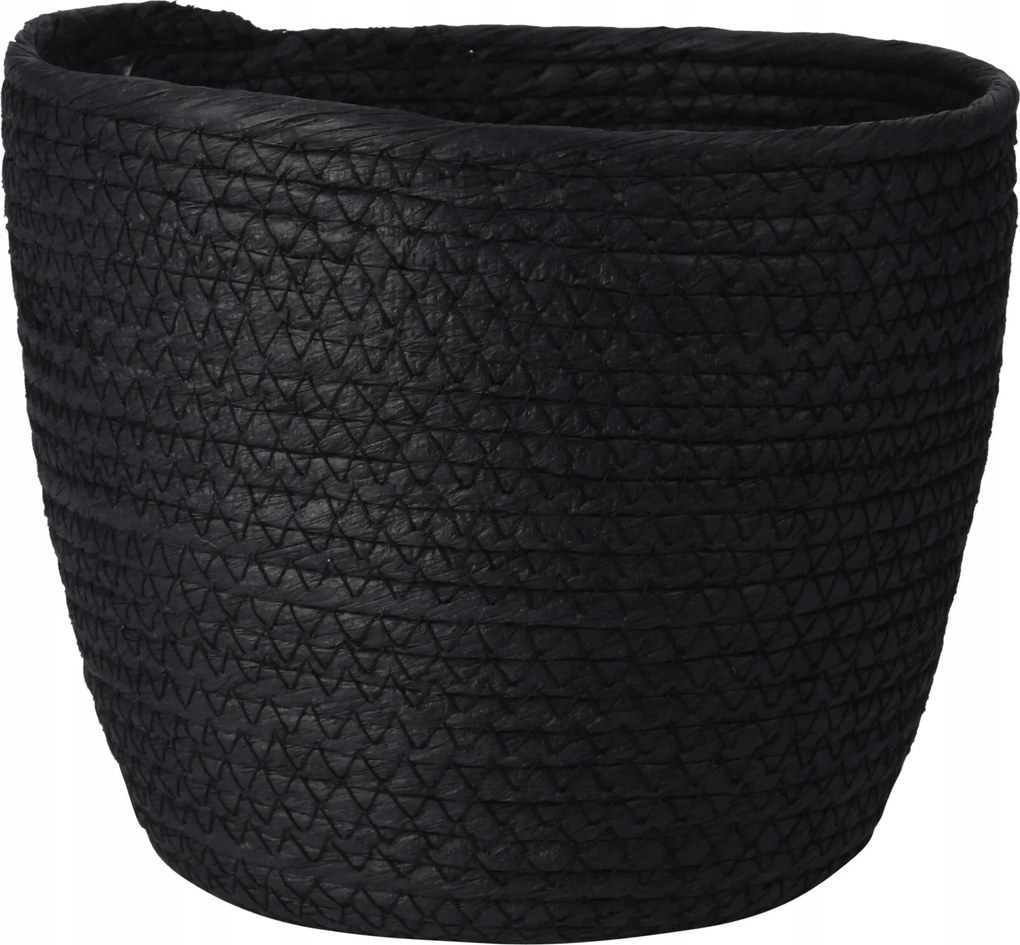 Tárolókosár Nero 17×15 cm kicsi, fekete