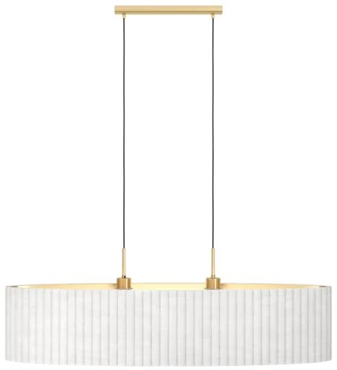 Eglo 39764 - Csillár zsinóron TAMARESCO 2xE27/40W/230V fehér