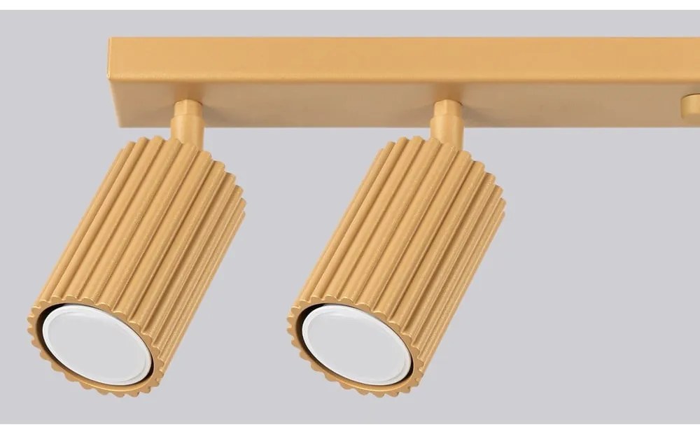 Aranyszínű spotlámpa 6,5x117 cm Gleam – Sollux