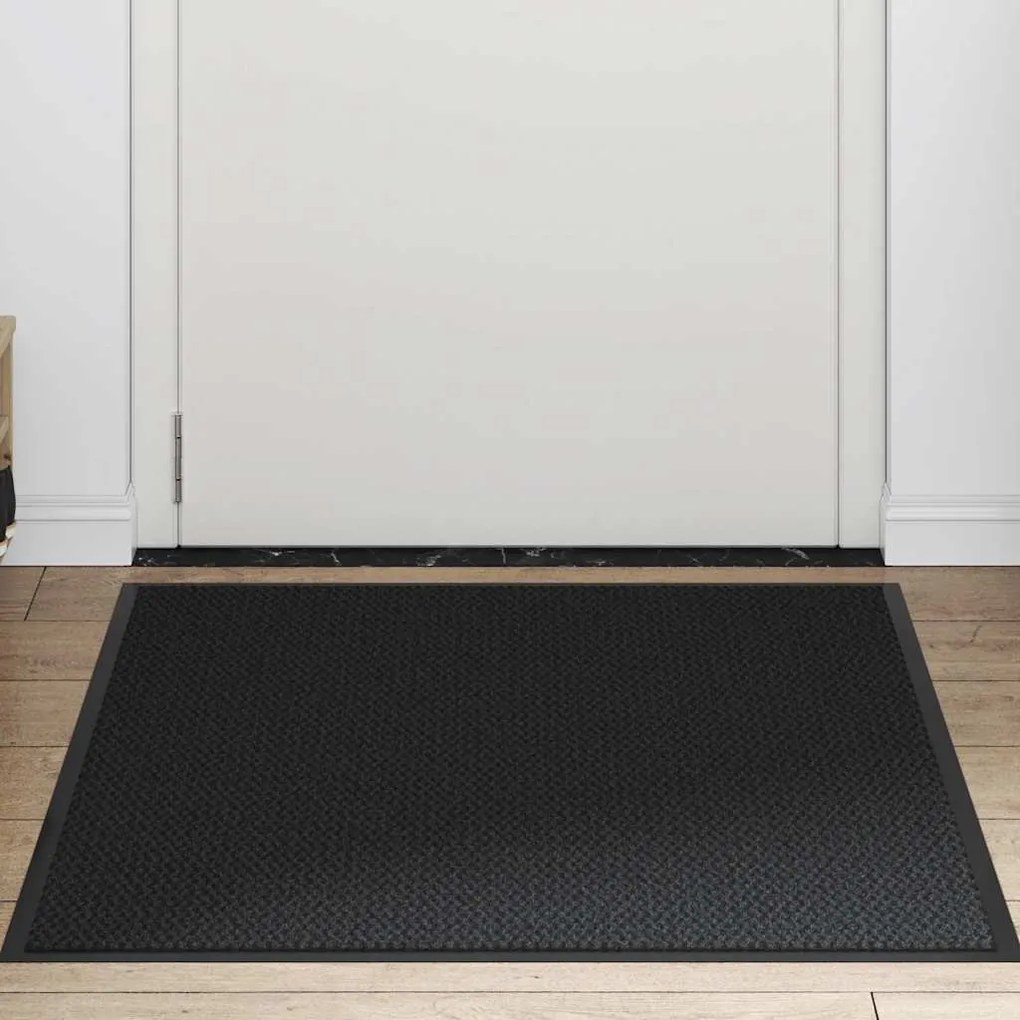 lábtörlő fekete 90x120 cm
