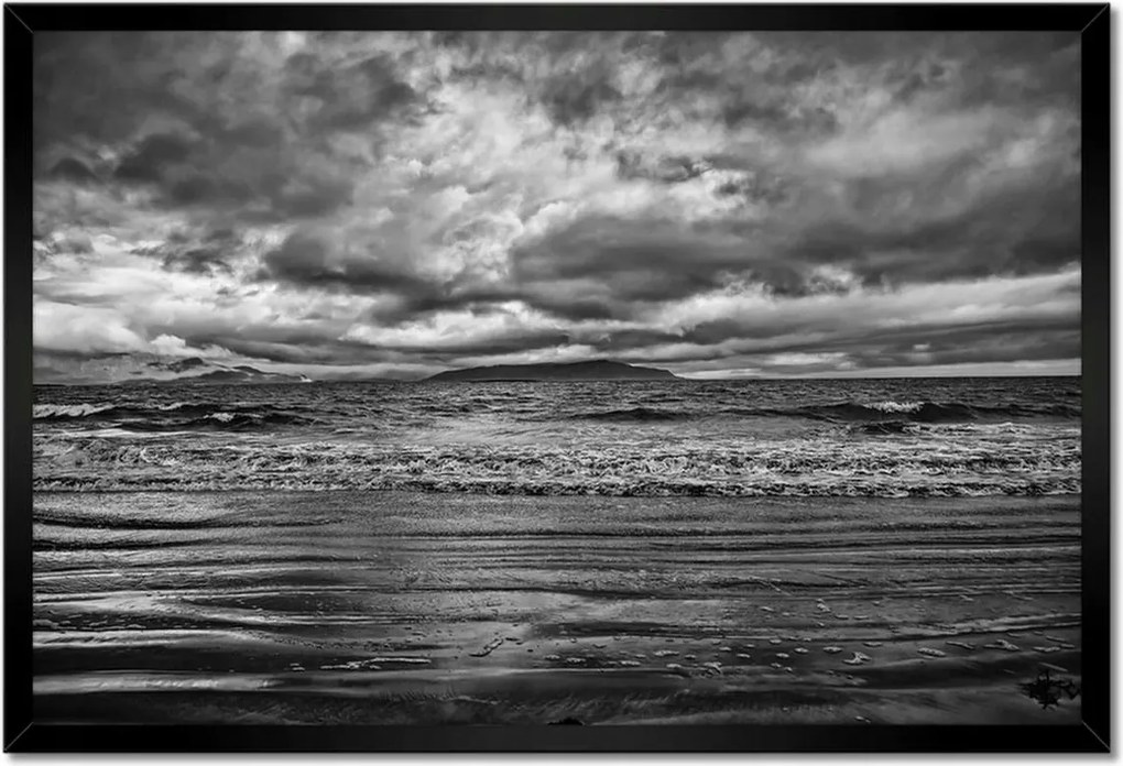 Poszterek keretben 60x40 Ocean Reykjavik Izland