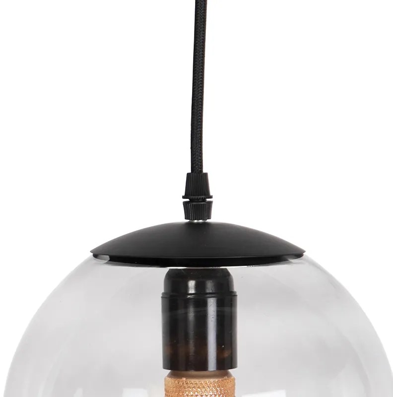 Modern függőlámpa szürke 20 cm - Pallon