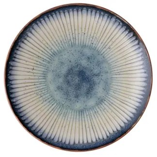 24 részes étkészlet kék/porcelán