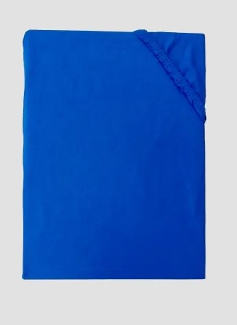 Lepedő Jersey sötétkék TiaHome - 140x200cm