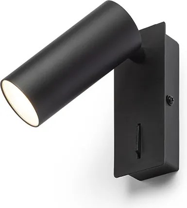 RENDL TAPIO I SQ nástěnná černá 230V LED 4.5W 3000K