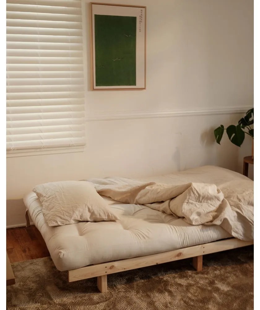 Sárga kordbársony kanapé 200 cm Lean – Karup Design