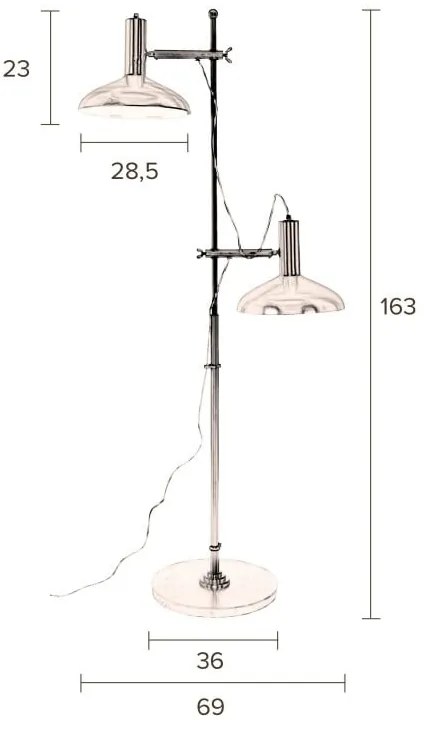 Karish állólámpa - Dutchbone