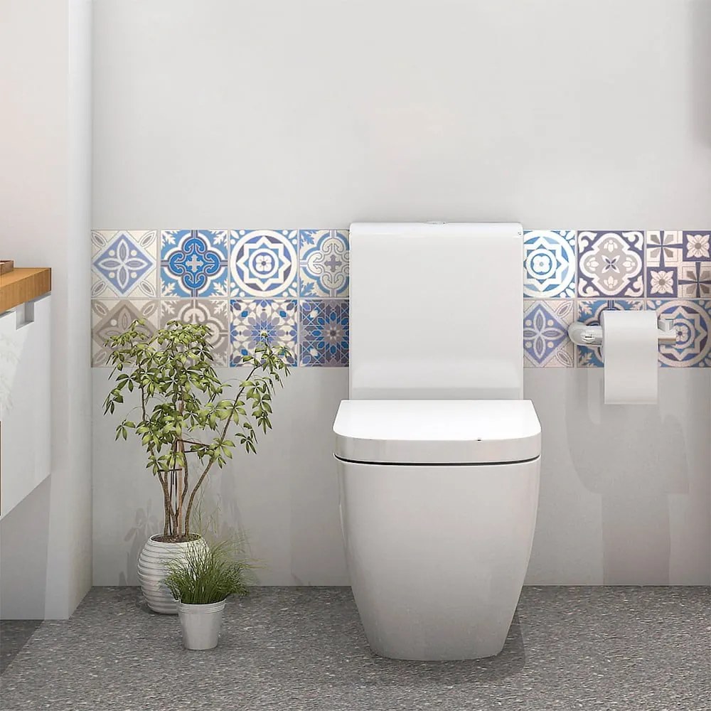 Honduras 24 részes dekoratív falimatrica szett, 10 x 10 cm - Ambiance