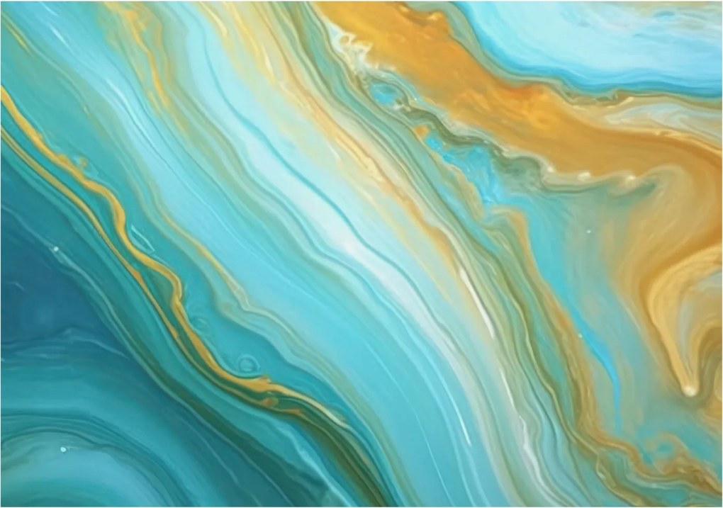 Matt Fotótapéta Flizelin Falra Absztrakt hullámok 312x219 Ragasztó