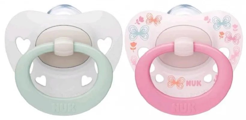 Baba cumi NUK Signature 0-6h 2 db lány