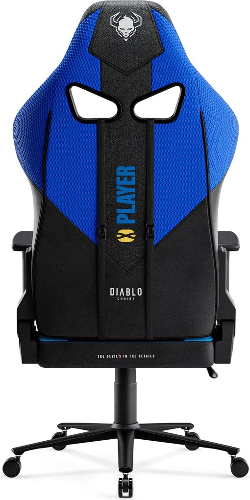 Gamer szék szövet kék-fekete Normal Size: Diablo X-Player 2.0 Frost Black