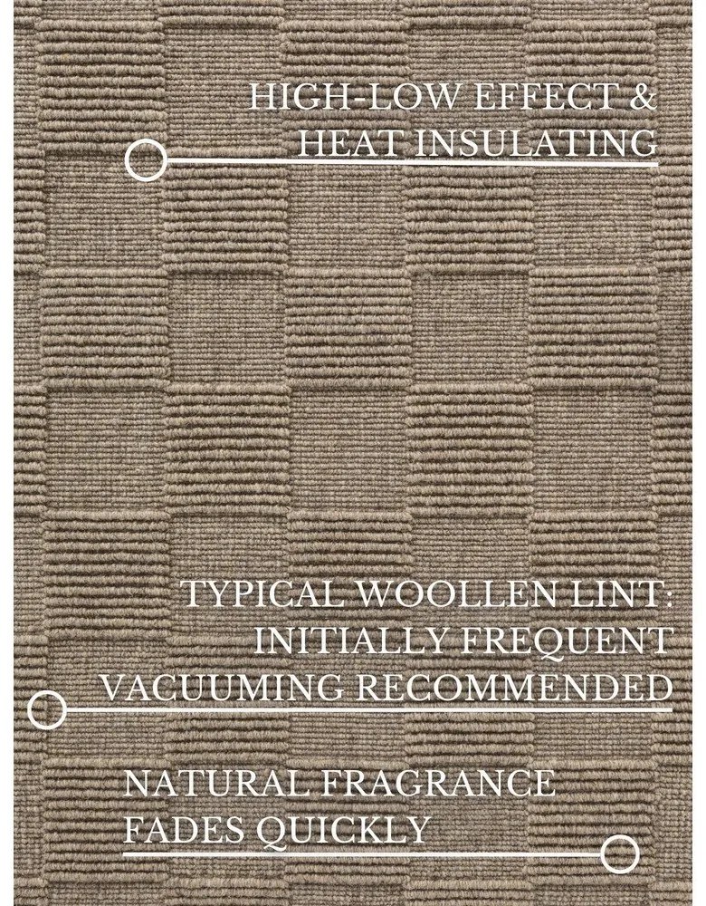 Bézs kézi szövésű gyapjú szőnyeg 120x170 cm Scala – Villeroy&amp;Boch