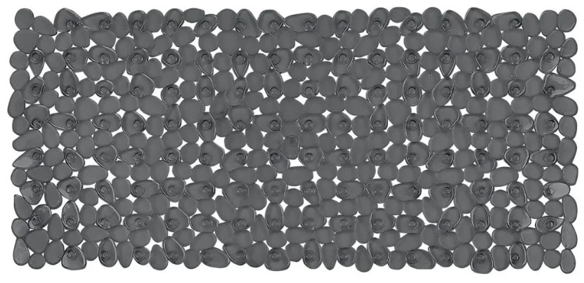 Spirella RIVER STONE csúszásgátló fürdőkád alátét,sötét szürke, 75 x 36 cm