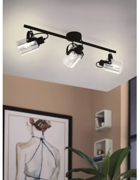 Eglo 99054 - Spotlámpa BERREGAS 3xE27/40W/230V