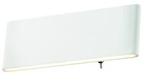 Globo 41751-8W Falikar alumínium kerettel akril fehér búrával, billenő kapcsolóval. BxH:225x80, AL:45, tartozék: 1xLED 8W 230V, 320lm, 3000K