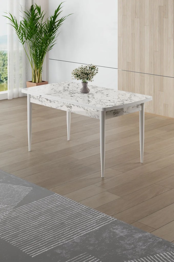 Asfel - White Marble, Brown