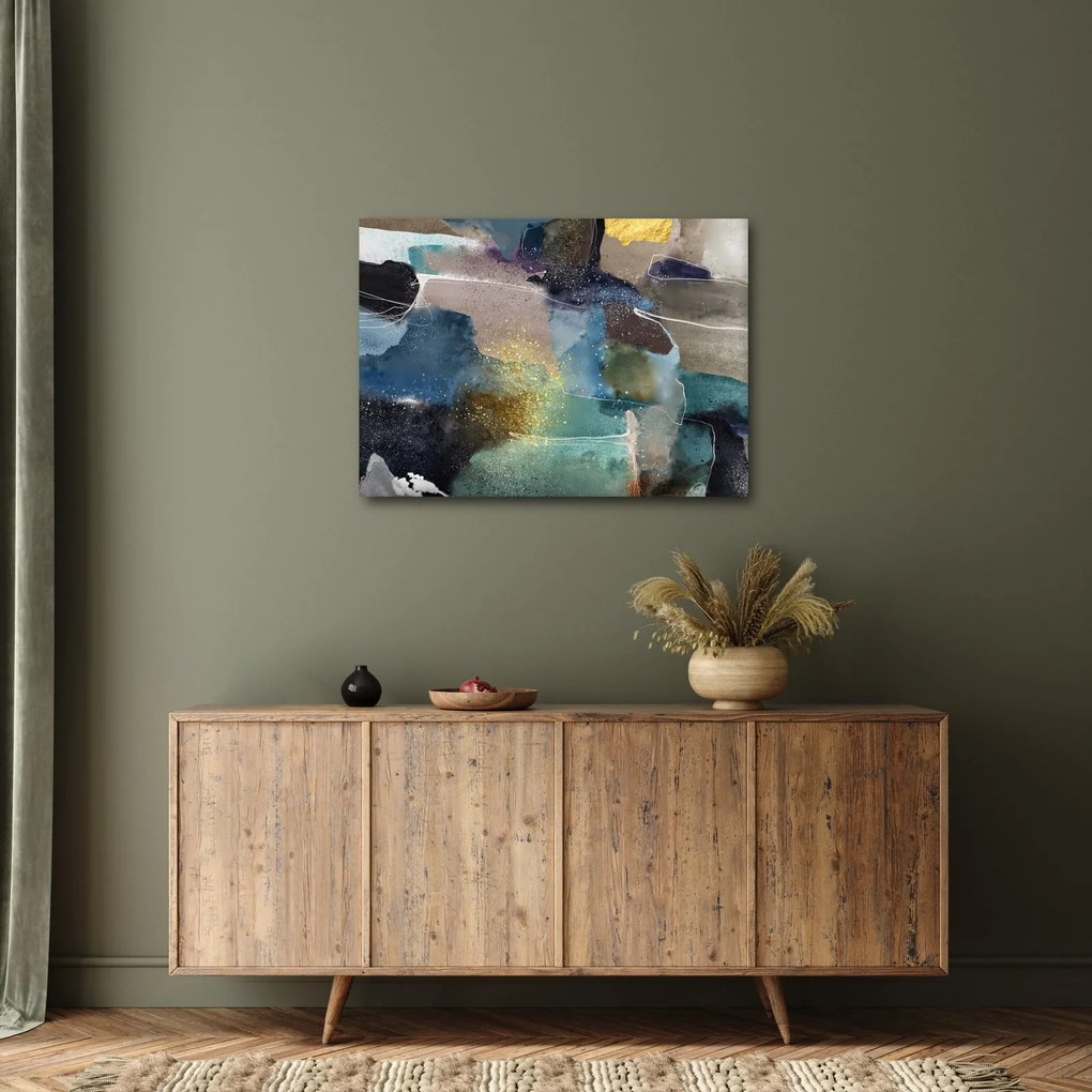 Kép - Akvarell absztrakció (70x50 cm)