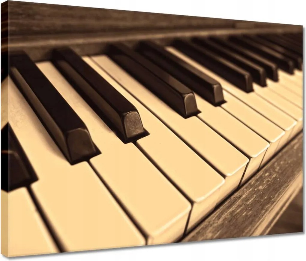 Vászonkép 40x30 Billentyűzet Zongora
