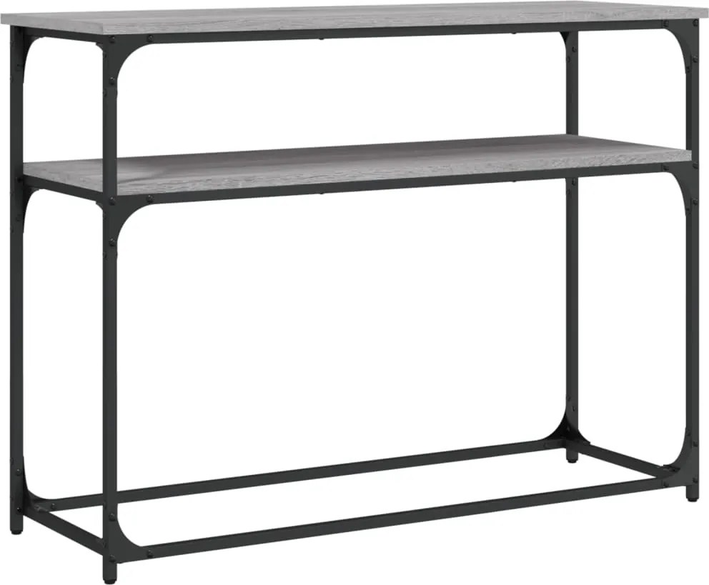 vidaXL szürke sonoma színű szerelt fa tálalóasztal 100x35,5x75 cm